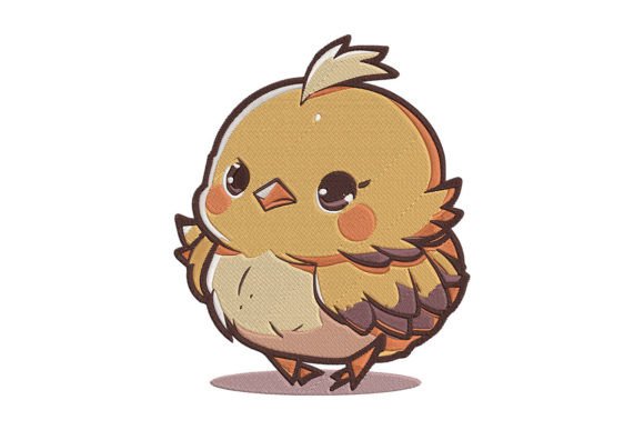 Cute Chicken Embroidery