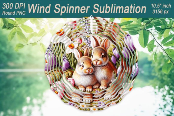 Easter Embroidery Bunny Wind Spinner.png